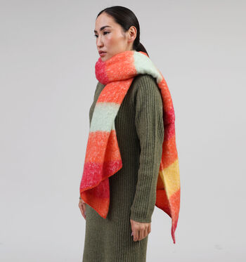 Via Limone Sjaals Oranje/Beige