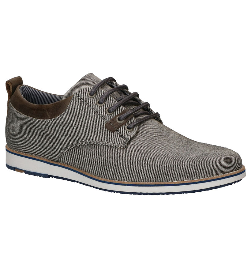 Bullboxer Chaussures habillées en Gris clair en cuir (267068)