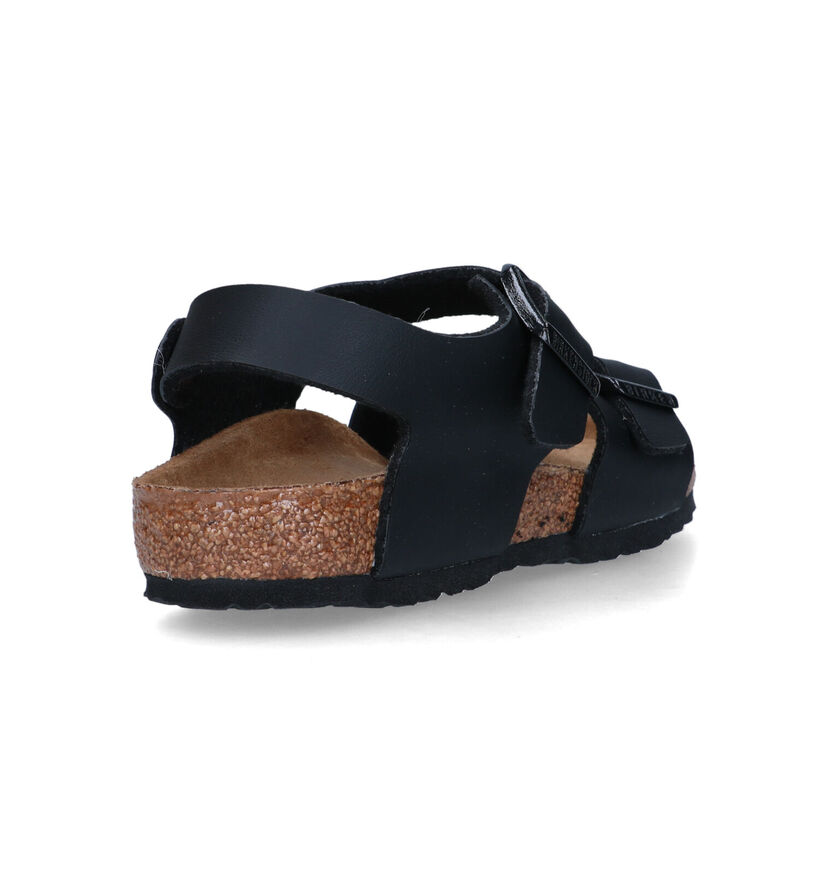 Birkenstock New York  Sandales en Noir pour garçons (338096)