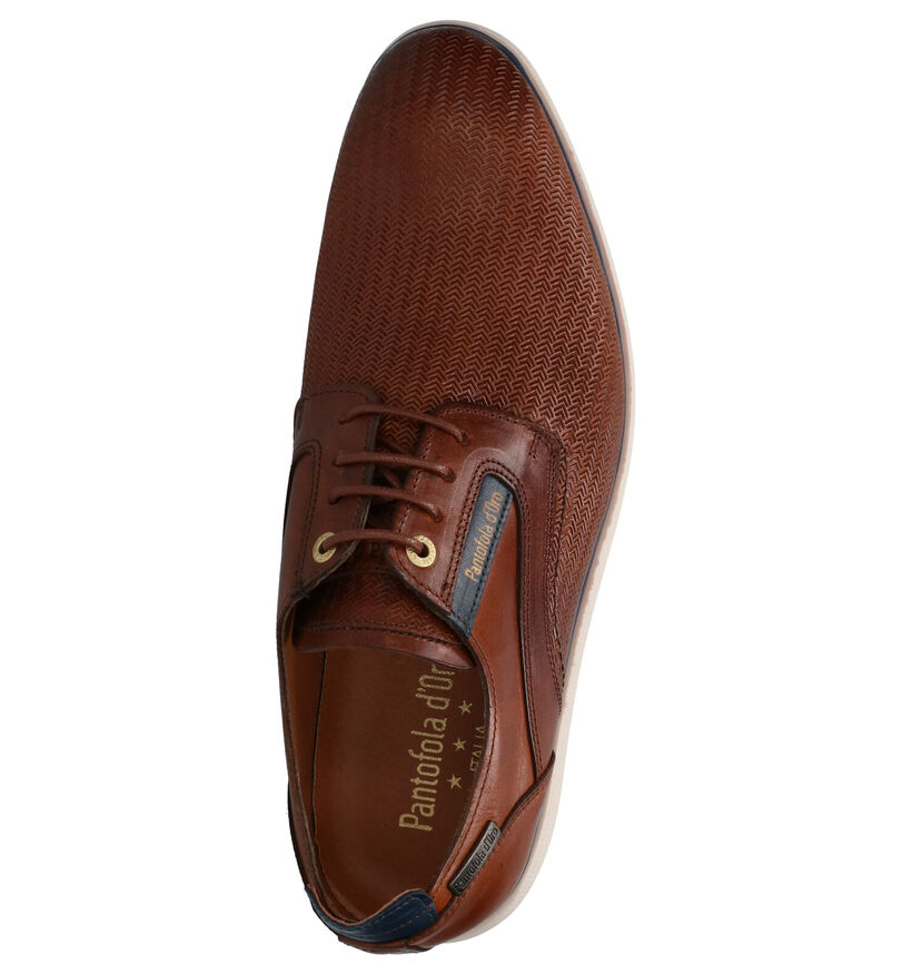 Pantofola d'Oro Urbino Low Chaussures Habillées en Cognac en cuir (267960)