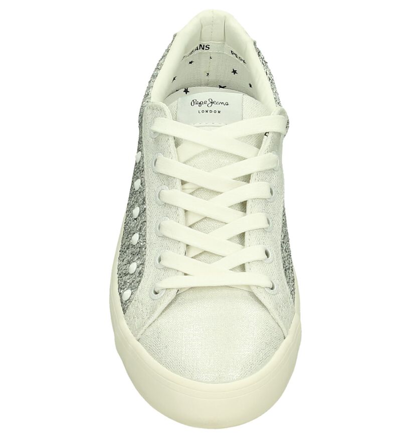 Pepe Jeans Clinton Zilver Sneakers, , pdp