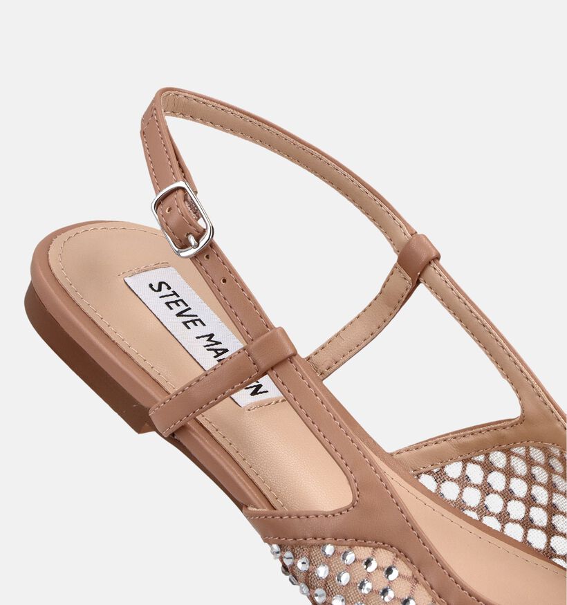 Steve Madden Slingshot Ballerines Slingback en Camel pour femmes (372082)