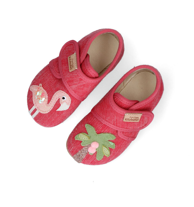 Living Kitzbühel Pantoufles pour bébé en Rose pour filles (326052)