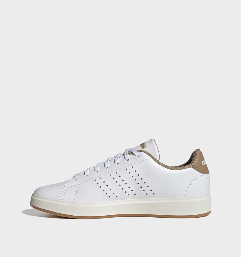 adidas Advantage 2.0 Baskets basses en Blanc pour hommes (366989) - pour semelles orthop&eacute;diques