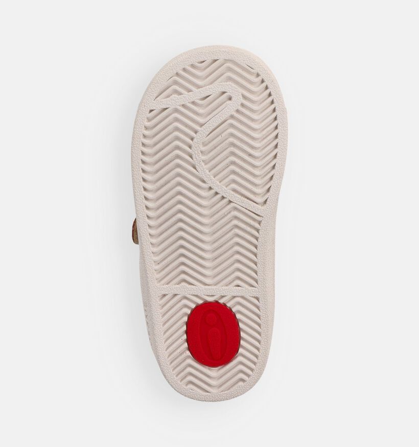 Shoesme Beige Velcroschoenen voor jongens, meisjes (372300) - geschikt voor steunzolen