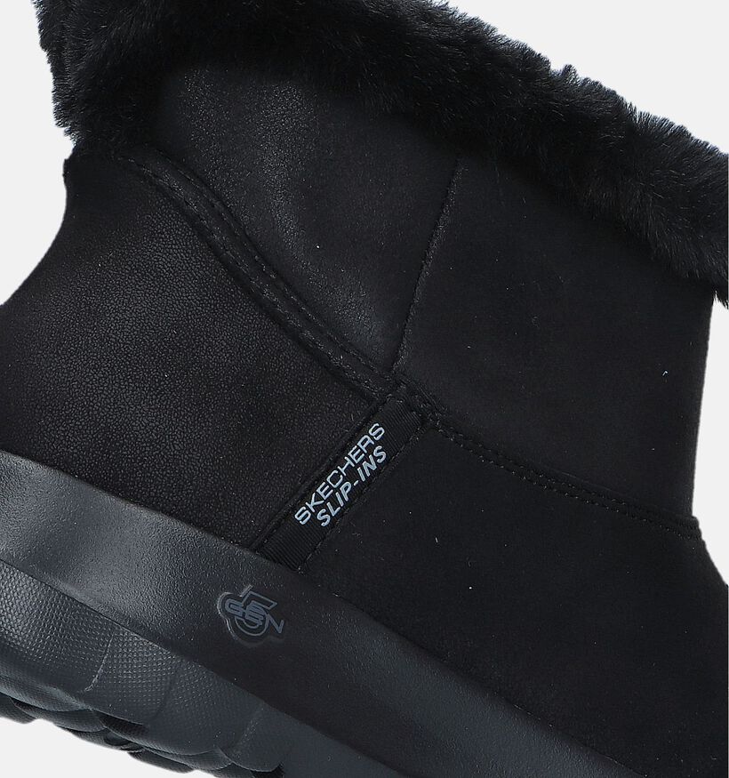Skechers Slip-ins On-The-Go Joy Cozy Zwarte Boots voor dames (346350)