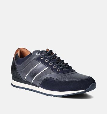 Australian Lage schoenen Cognac/Blauw