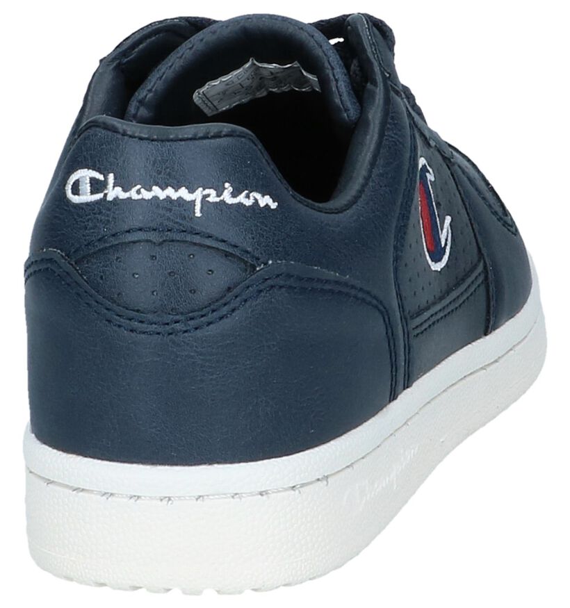 Champion Chicago Zwarte Sneakers in kunstleer (294108)