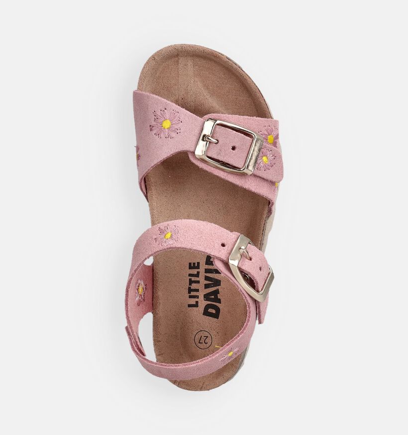 Little David Embroidery Roze Sandalen voor meisjes (369845)