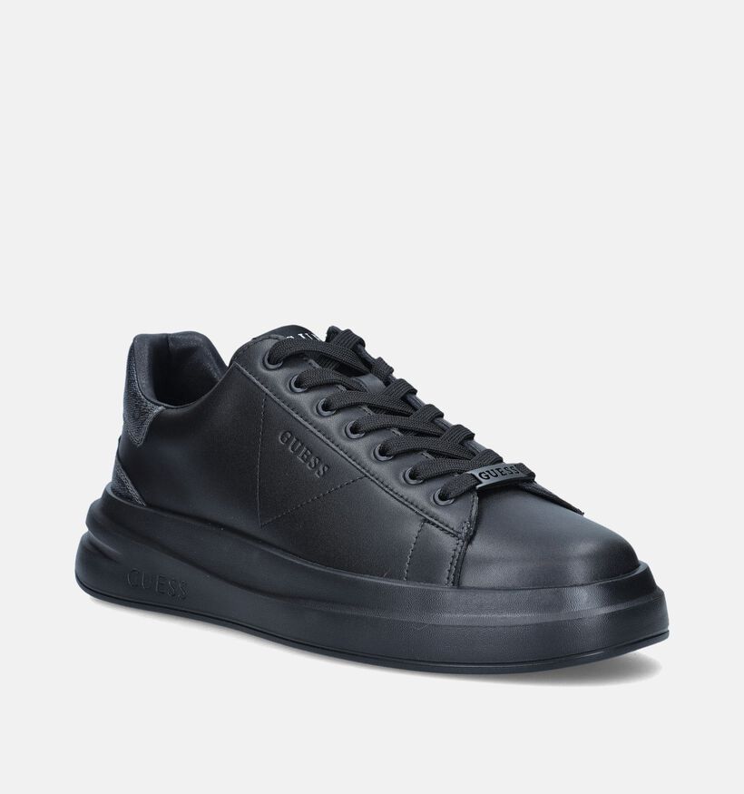 Guess Elba Zwarte Veterschoenen voor heren (350440) - geschikt voor steunzolen