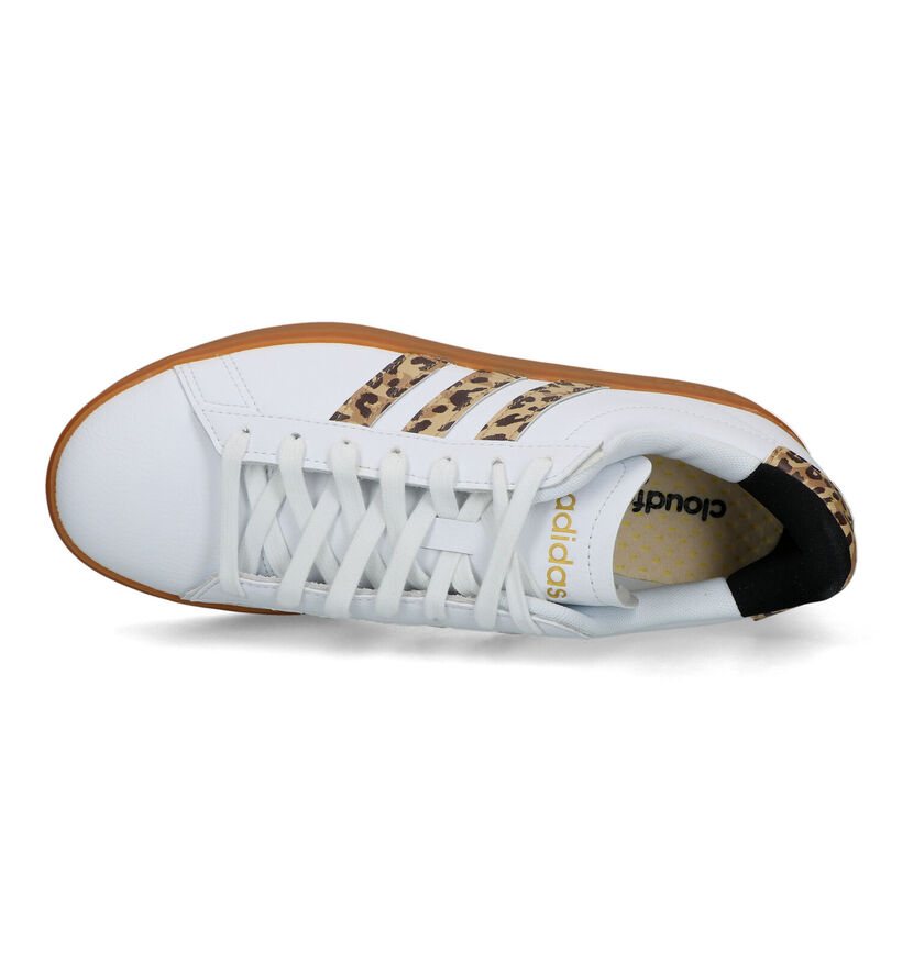 adidas Grand Court 2.0 Baskets sportives en Blanc pour femmes (356989) - pour semelles orthopédiques