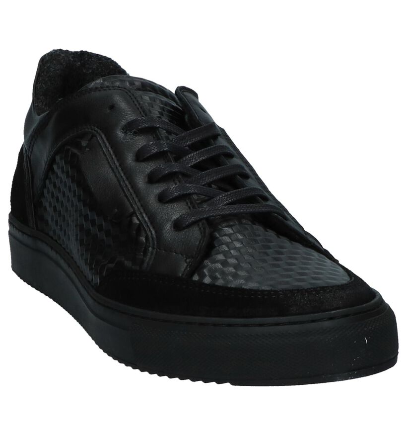 Borgo Sport Baskets basses en Noir en cuir (223690)