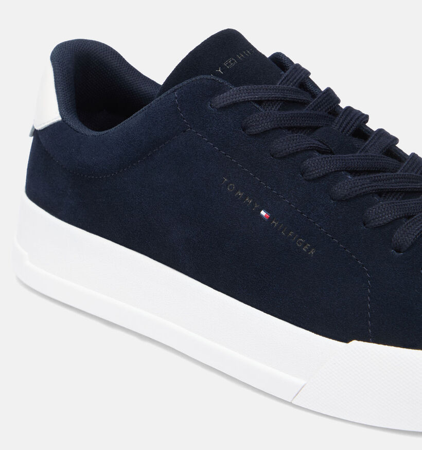 Tommy Hilfiger Court Suede Donkerblauwe Sneakers voor heren (366166) - geschikt voor steunzolen