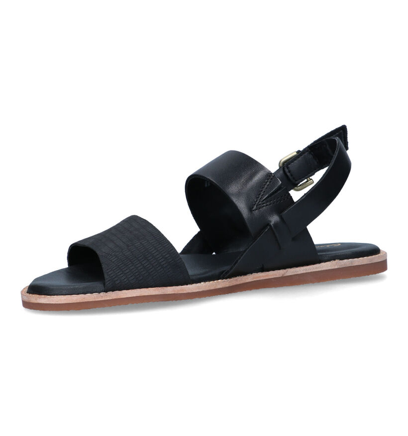 Clarks Karsea Strap Sandales en Noir pour femmes (321771)