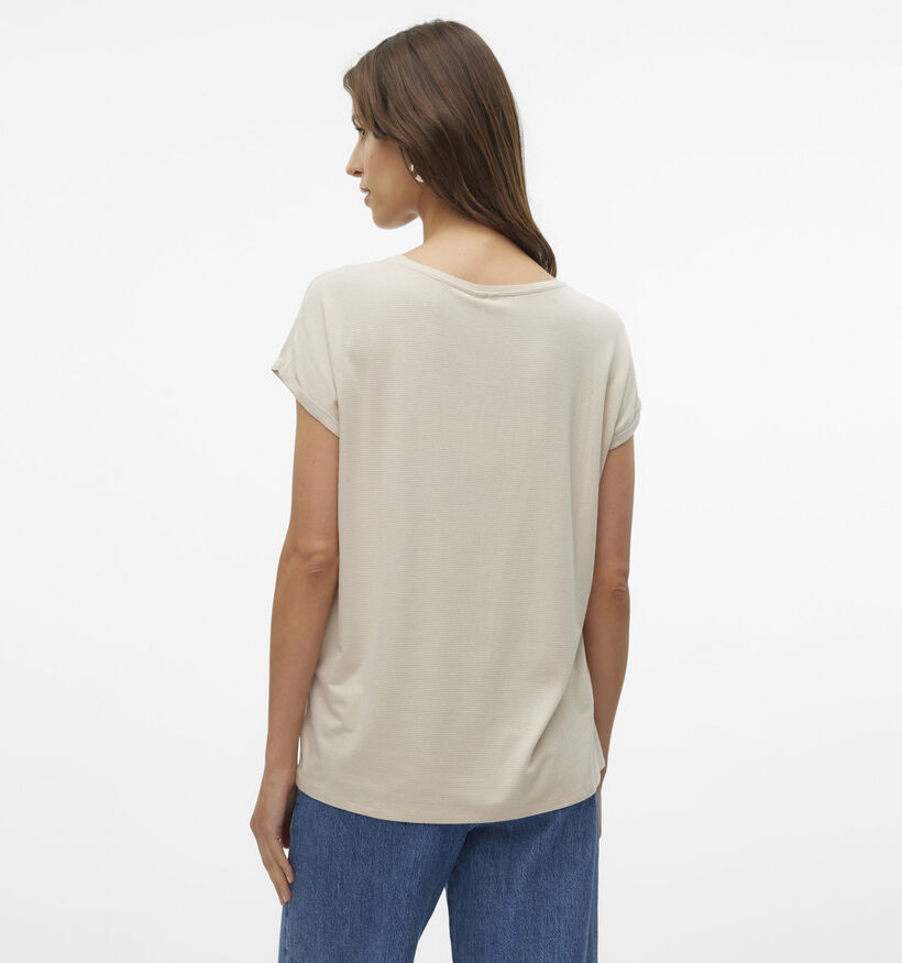 Vero Moda Lava T-shirt en Beige pour femmes (369427)