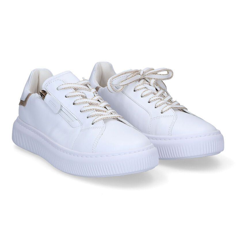 Gabor OptiFit Baskets en Blanc en cuir (308431)