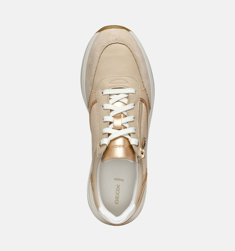 Geox Cristael Baskets en Beige pour femmes (351670) - pour semelles orthopédiques