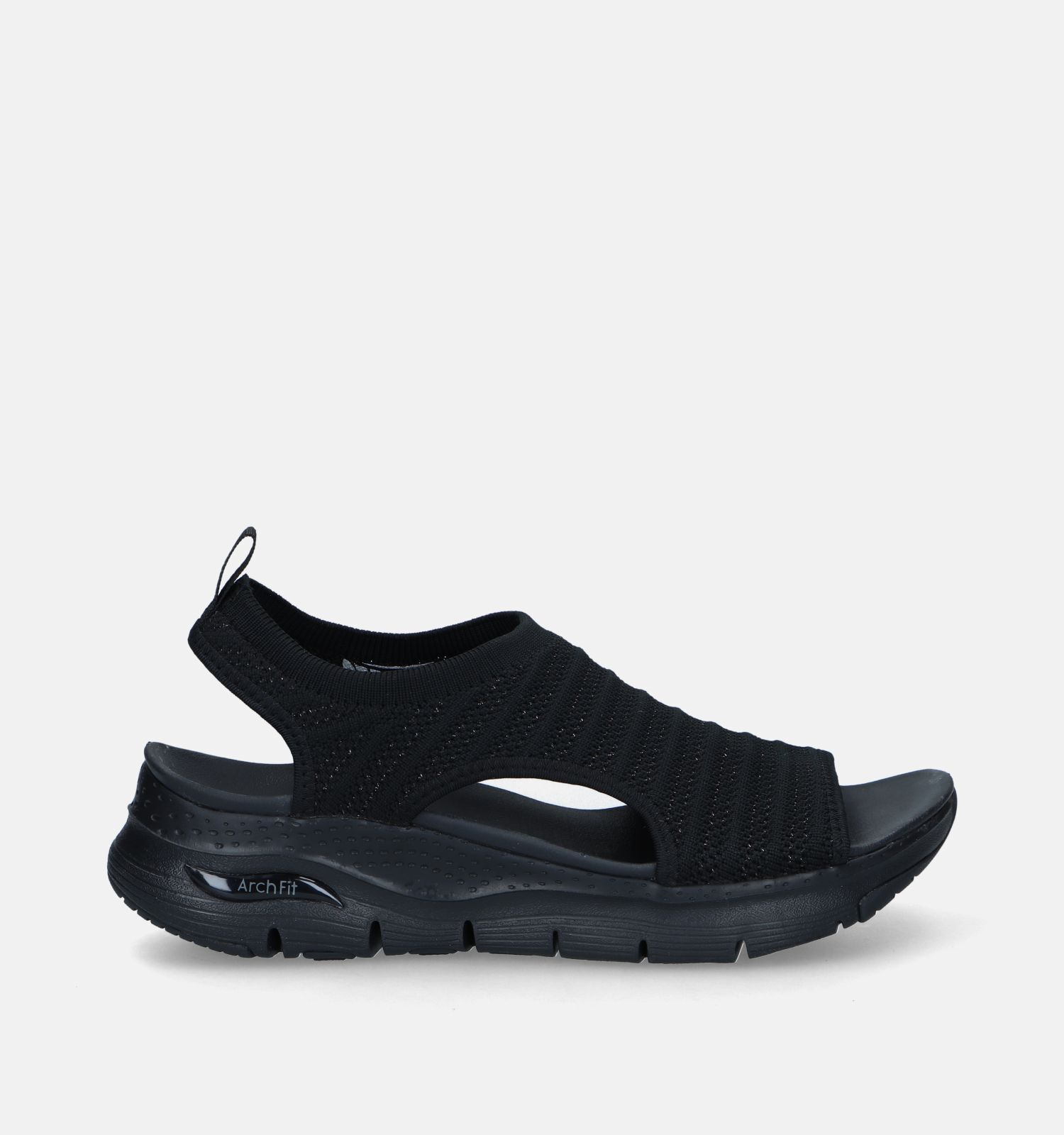 Skechers Arch Fit Zwarte Sandalen Dames Sandalen Online op TORFS.BE