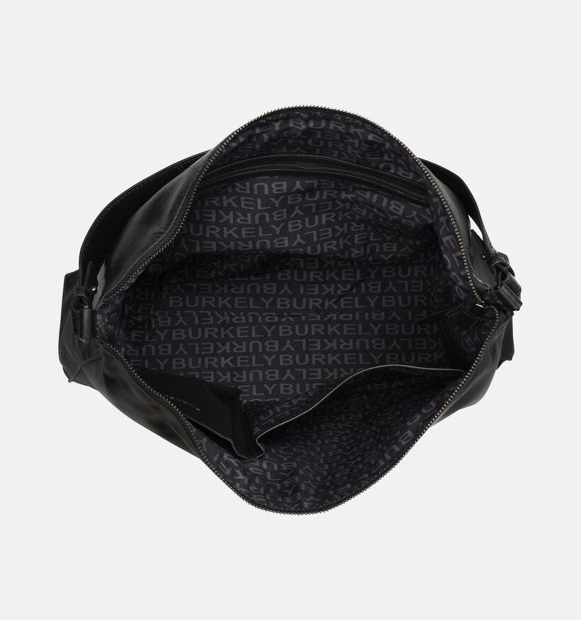 Burkely Creased Crystal Zwarte Schoudertas voor dames (363077)