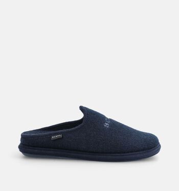 Scapa Low Pantoufles Bleu/Gris