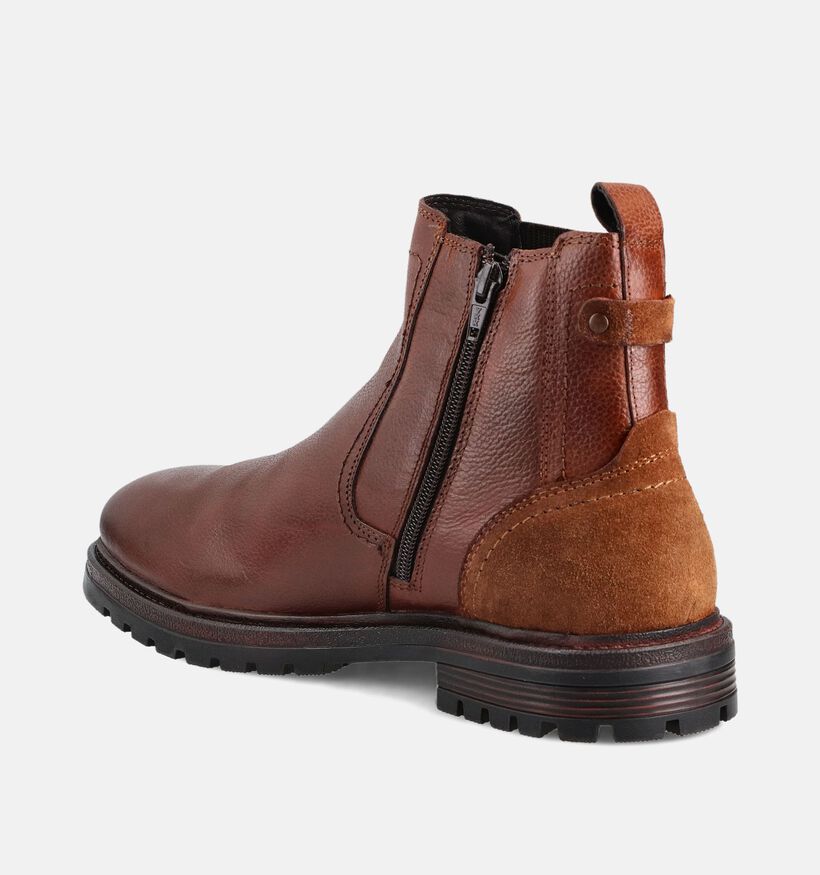 Via Borgo Cognac Chelsea Boots voor heren (362920) - geschikt voor steunzolen