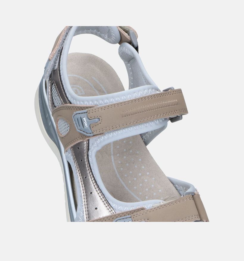 G-Comfort Taupe Sandalen voor steunzolen voor dames (340703) - geschikt voor steunzolen
