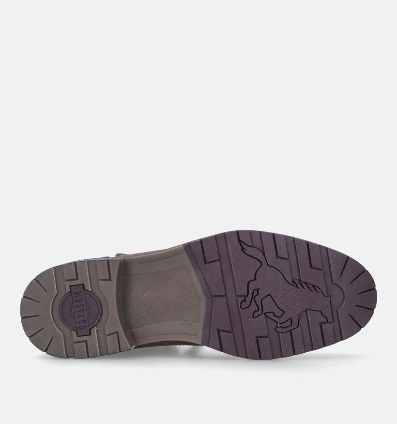 Mustang Boots à lacets en Cognac pour hommes (345477)