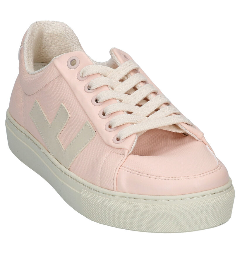 Flamingos' Life Classic 70 Ecru Sneakers in kunstleer (289037)