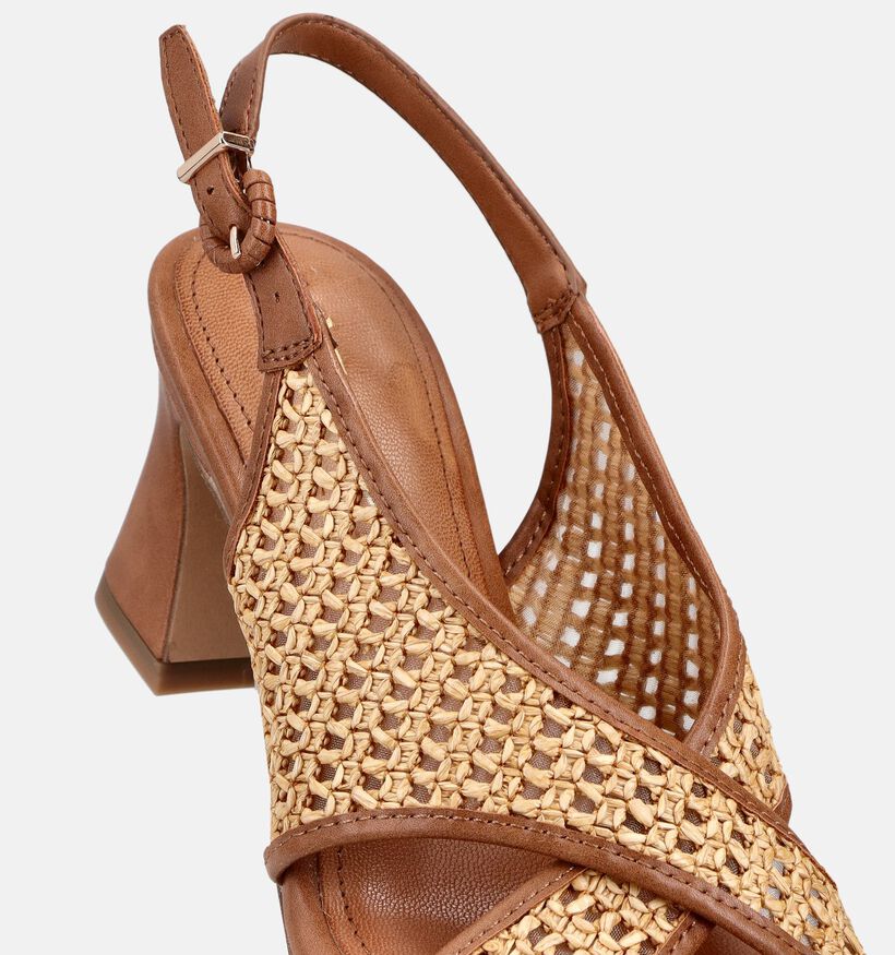 Tamaris Sandales &agrave; talons en Cognac pour femmes (371747)