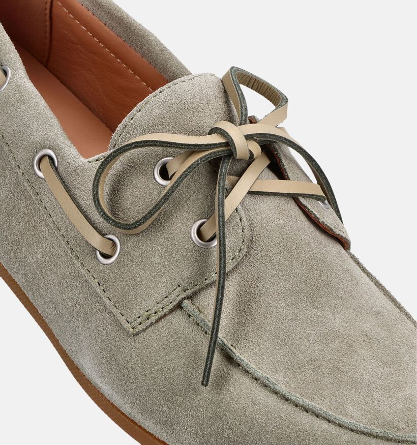 Geox Addisse Sage Groene Bootschoenen voor dames (387187) - geschikt voor steunzolen