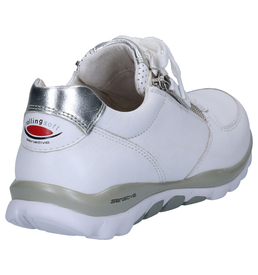 Gabor Rollingsoft Chaussures basses en Blanc en cuir (265828)