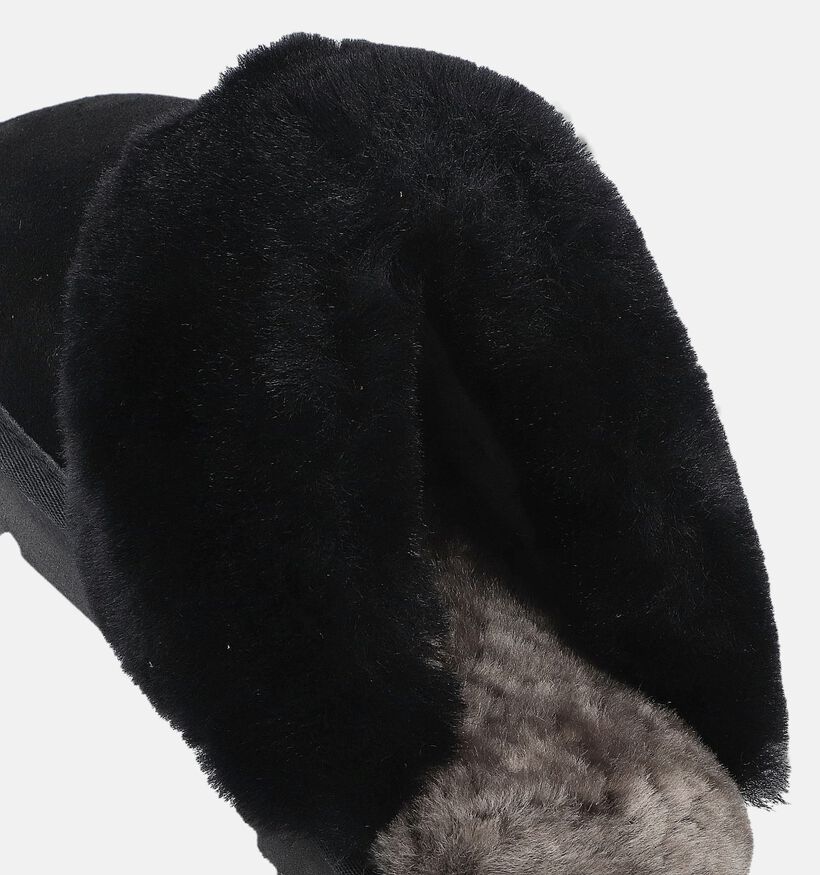 Flurry Pantoufles ouvertes en Noir pour femmes (362522)