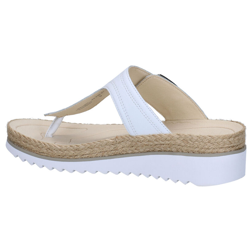 Gabor Best Fitting Witte Teenslippers in leer (271628)