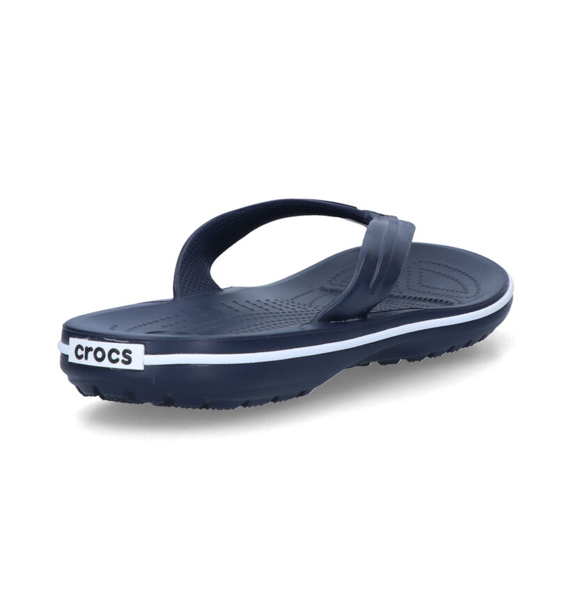 Crocs Crocband Flip Zwarte Teenslippers in kunststof (324171)