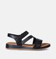 Gabor Zwarte Platte sandalen voor dames (352026)