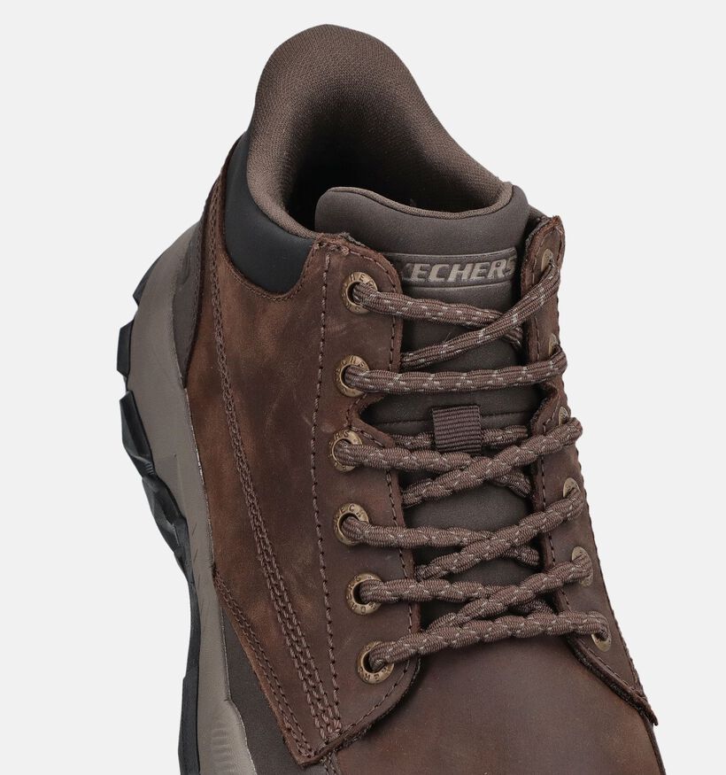 Skechers Santoro Fenwick Boots &agrave; lacets en Marron pour hommes (377866)