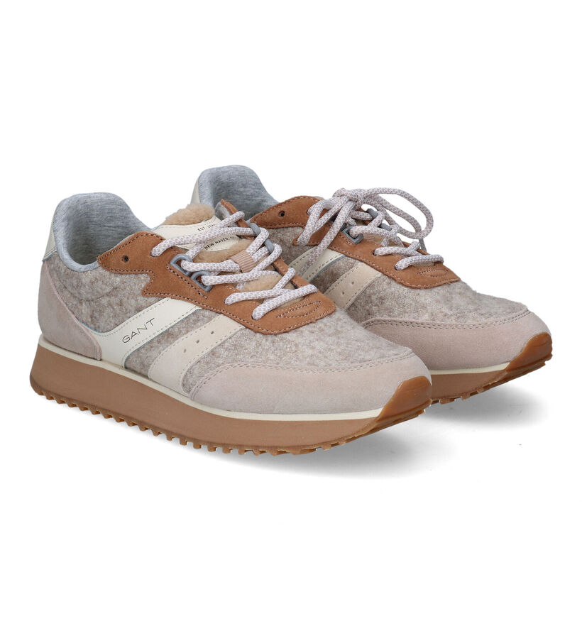 Gant Bevinda 3A Baskets en Beige pour femmes (312783) - pour semelles orthopédiques