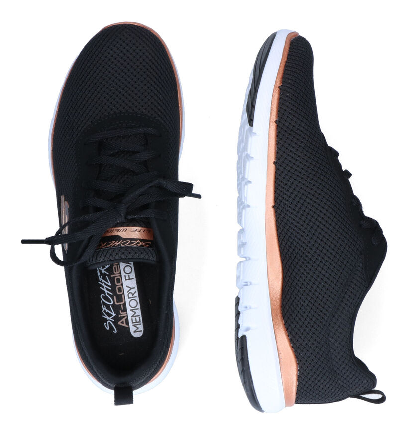 Skechers Flex Appeal 3.0 Baskets en Noir en textile (301476)