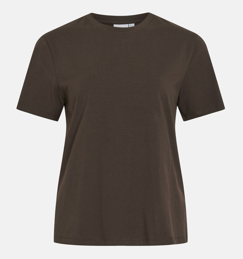 Vila Nora Donkerbruine T-shirt voor dames (378468)