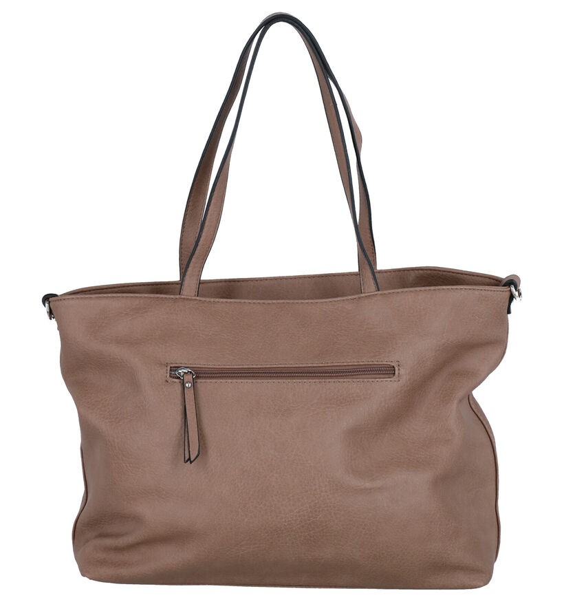 Emily & Noah Cabas bag in bag en Brun en simili cuir (282180)