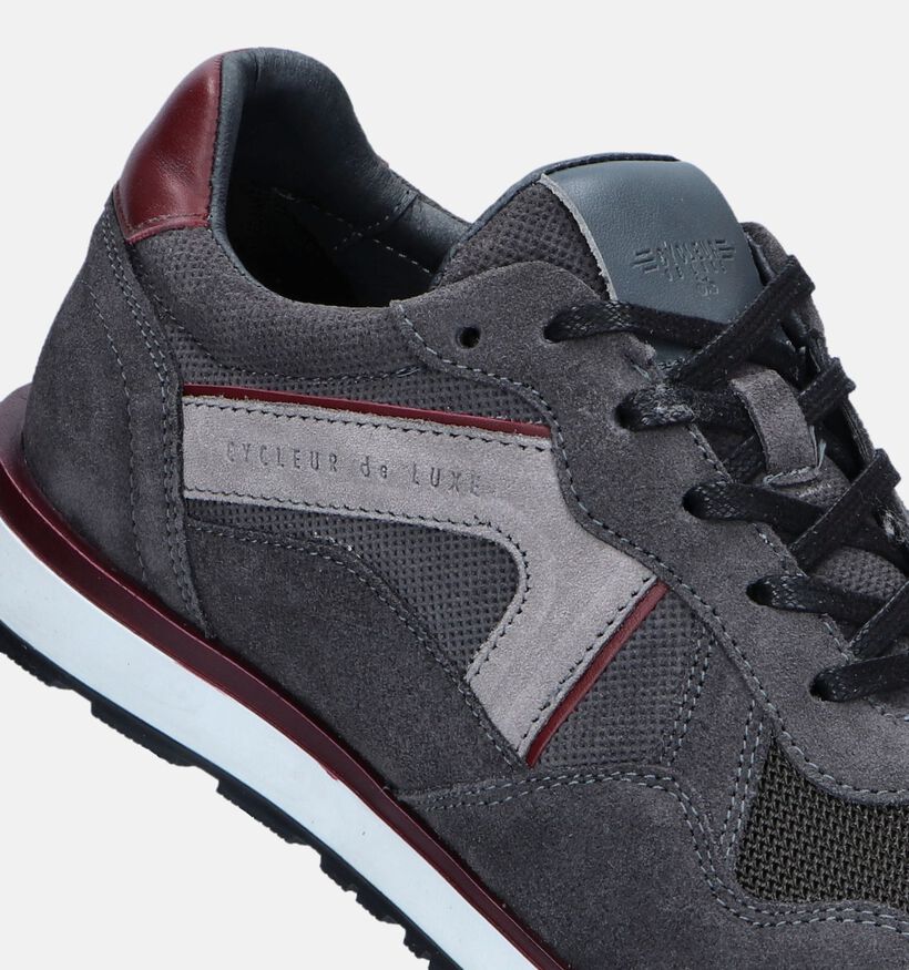 Cycleur de Luxe Campy Grijze Veterschoenen voor heren (348596) - geschikt voor steunzolen