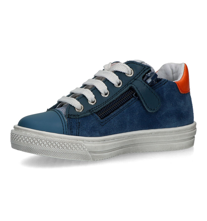 FR by Romagnoli Chaussures &agrave; lacets en Bleu pour gar&ccedil;ons (324053) - pour semelles orthop&eacute;diques