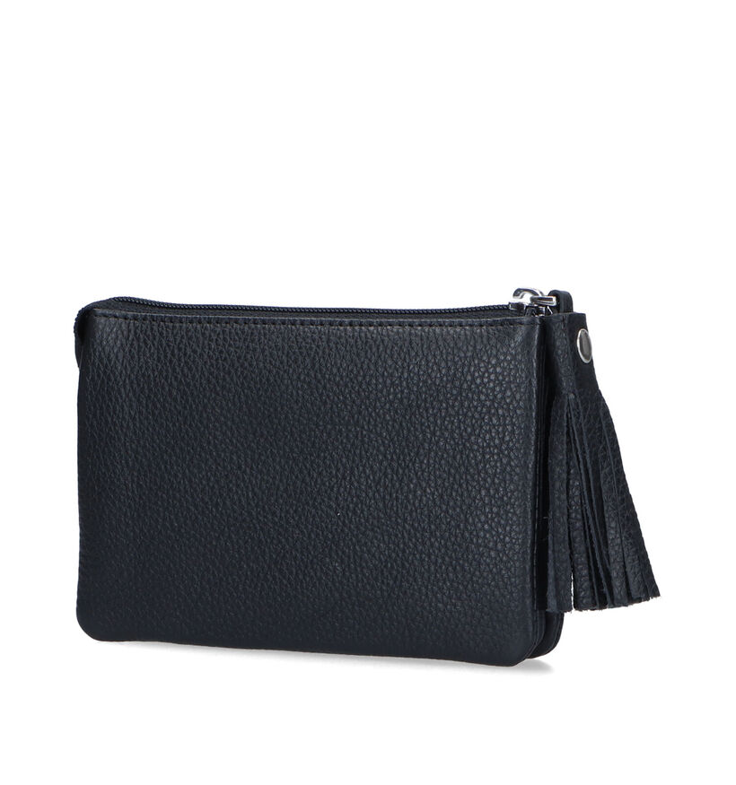 Euro-Leather Porte-monnaie en Noir pour femmes (341415)