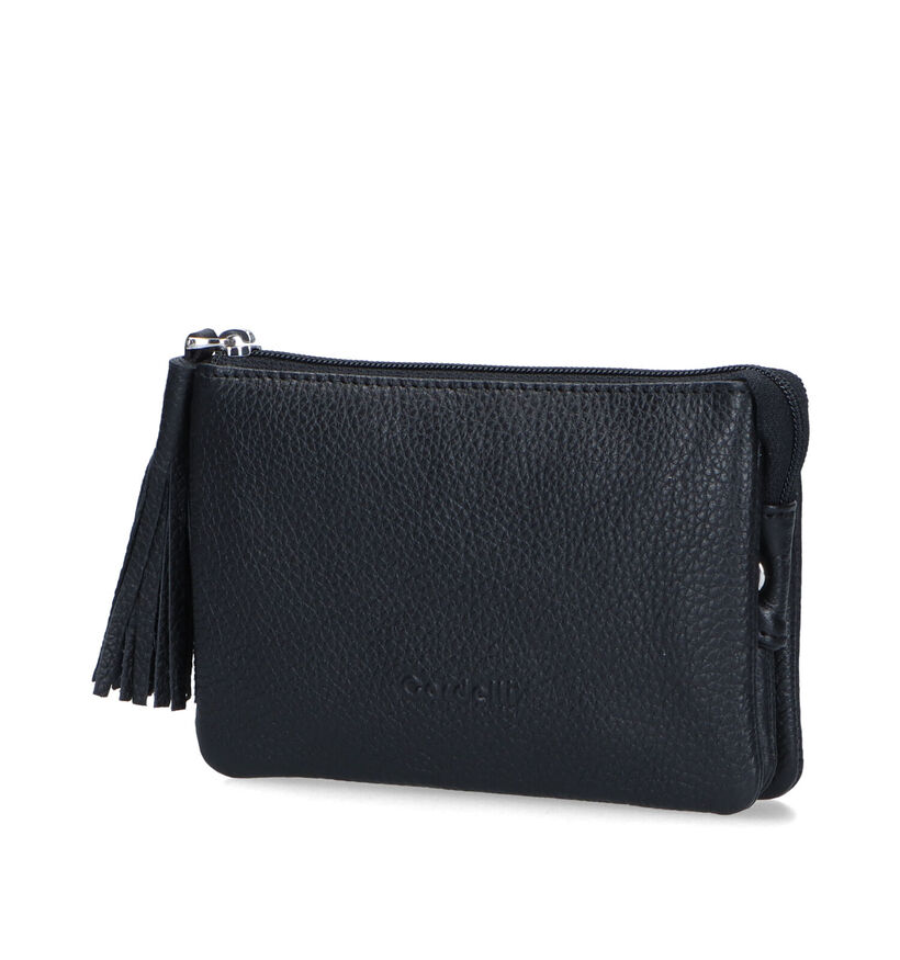Euro-Leather Porte-monnaie en Noir pour femmes (341415)