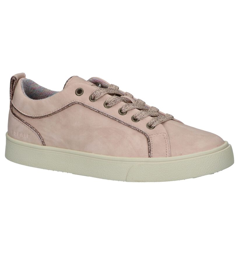 Esprit Roze Geklede Sneakers Vegan in kunstleer (236949)