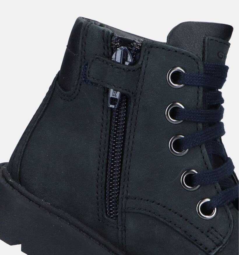 Geox Shaylax Bottines en Marron pour garçons (344554) - pour semelles orthopédiques