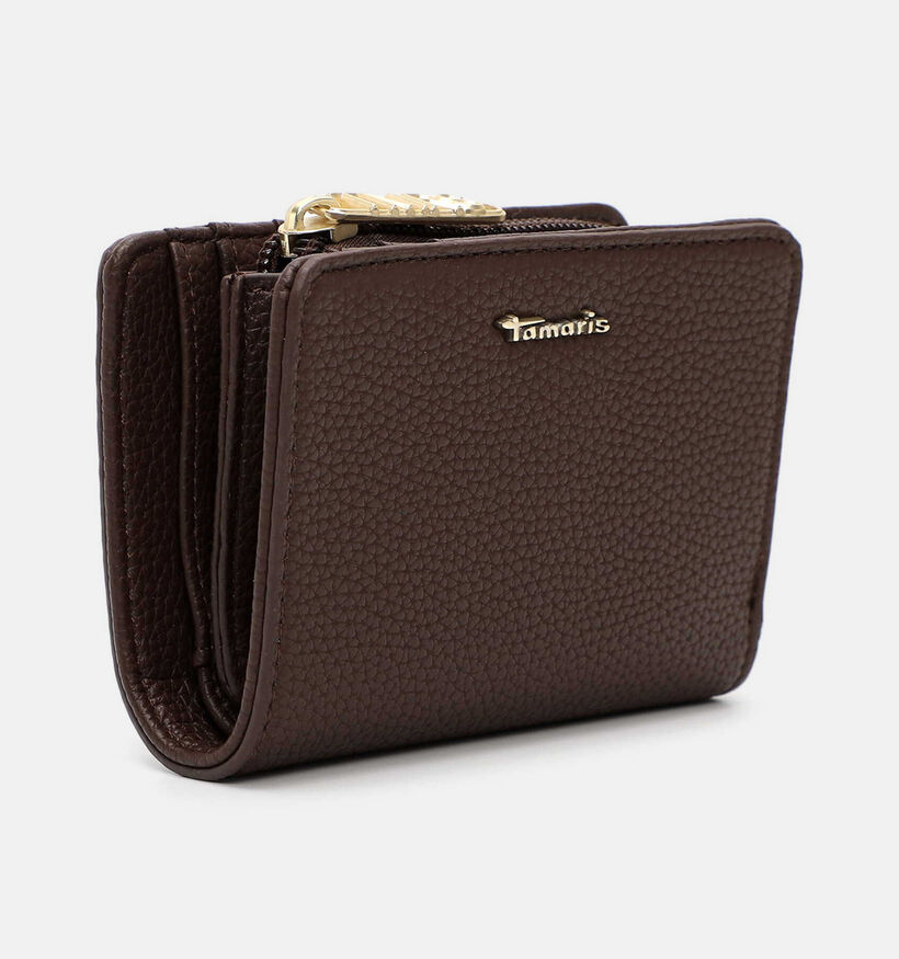 Tamaris Mareen Donkerbruine Portemonee met Rits voor dames (378742)