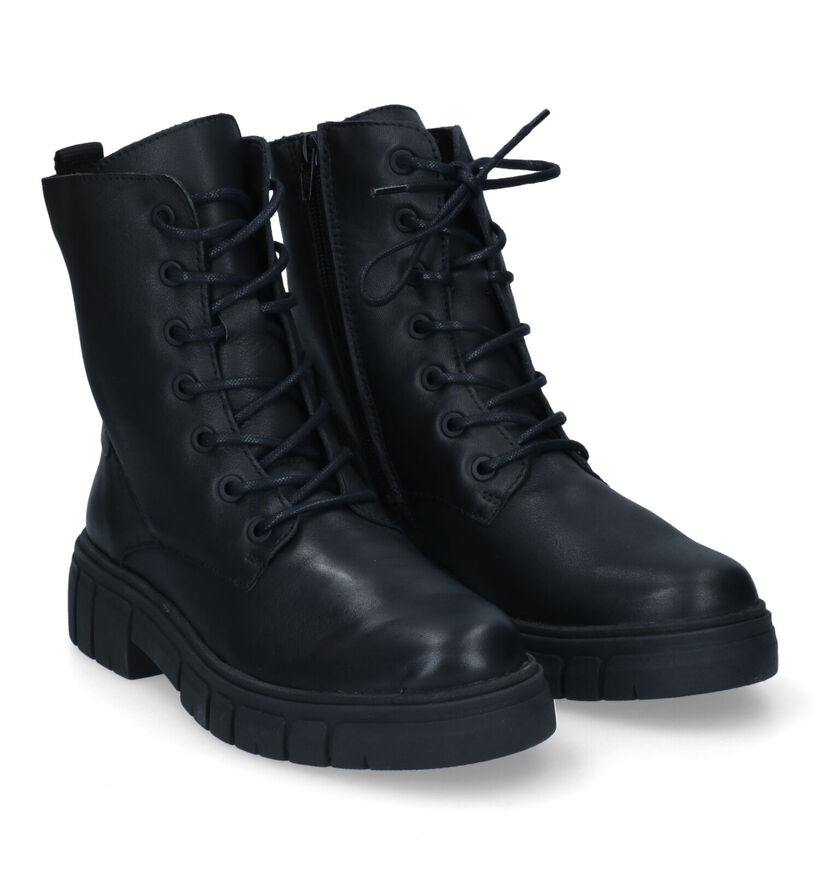 Solemade Paige Bottines en Noir en verni (315839)