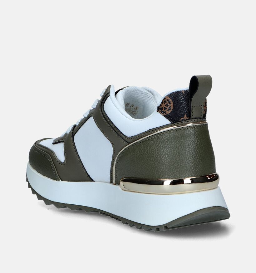 Guess Kynneth Baskets en Vert kaki pour femmes (343169) - pour semelles orthopédiques