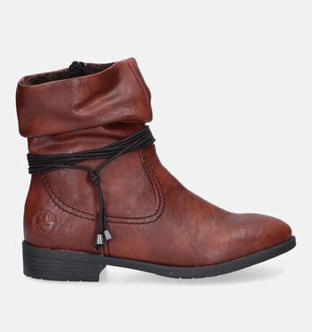 Bottines cognac